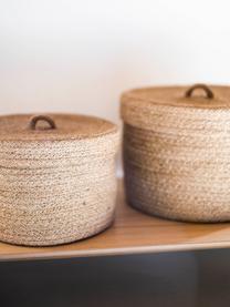 Set de cestas de yute Jamus, 2 uds., Yute, Beige, Set de diferentes tamaños