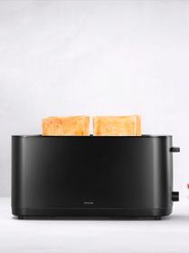 Langschlitztoaster Enfinigy, Stahl, Schwarz, B 41 x T 17 cm