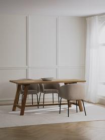 Jedálenský stôl z tíkového dreva Lawas, Recyklované tíkové drevo, prírodné, Svetlohnedá, Š 180 x H 90 cm