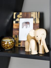 Designová dekorace z dubového dřeva Elephant, Lakované dubové dřevo, Dubové dřevo, Š 17 cm, V 13 cm