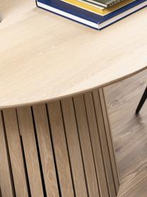 Tavolo rotondo in legno di quercia Christo, Ø 120 cm, Legno di quercia, Ø 120 x Alt. 75 cm