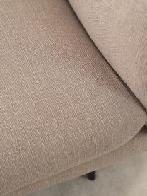 Sillón Fluente, Tapizado: poliéster Alta resistenci, Estructura: madera de pino maciza, Patas: metal, Tejido gris pardo, An 90 x F 90 cm