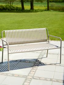 Záhradná lavica Fabia, Plast, Svetlosivá, Š 140 x H 56 cm