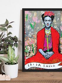 Oprawiony druk cyfrowy Frida Kahlo, Wielobarwny, S 43 x W 53 cm