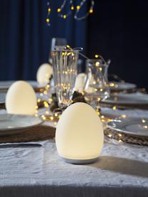 Mobile LED-Außentischlampe Nadia mit Farbwechsel, Lampenschirm: Kunststoff, Weiß, Ø 9 x H 11 cm