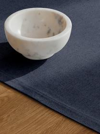 Chemin de table en mélange de coton Riva, 55 % coton, 45 % polyester

Le matériau est certifié STANDARD 100 OEKO-TEX®, 14.HIN.40536, HOHENSTEIN HTTI, Bleu foncé, larg. 40 x long. 150 cm