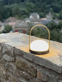 Mobilna lampa zewnętrzna z funkcją przyciemniania Day, Stelaż: metal powlekany, Czarny, biały, Ø 16 x W 23 cm