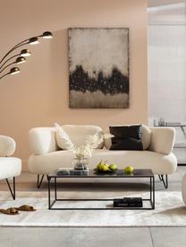 Ręcznie malowany obraz na płótnie Mare, Biały, czarny, S 90 x W 120 cm
