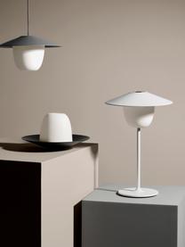 Lámpara para exterior LED Ani, portátil para colgar o de pie, Pantalla: aluminio, Cable: plástico, Blanco, Ø 22 x Al 33 cm