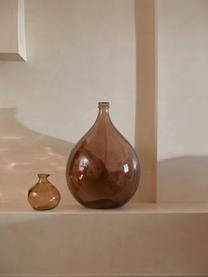 Podlahová váza z recyklovaného skla Dante, Recyklované sklo, Tmavohnedá, Ø 40 cm x V 56 cm