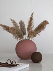 Ręcznie wykonany wazon Ball, Ceramika, Brudny różowy, Ø 20 x W 20 cm