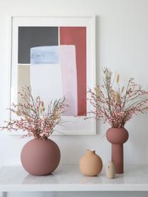 Ręcznie wykonany wazon Ball, Ceramika, Brudny różowy, Ø 20 x W 20 cm