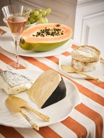 Kaasmessenset Cheese, 3-delig, Mes: edelstaal, vermessingd, Decoratie: parelmoer, Messingkleurig, Set met verschillende formaten