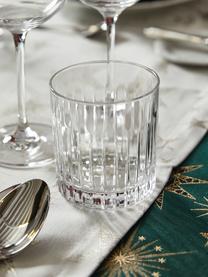 Krištáľové poháre s reliéfom Timeless, 6 ks, Krištáľové sklo Luxion, Priehľadná, Ø 9 x V 9 cm, 360 ml