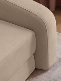 Sofa rozkładana Eliot (3-osobowa), Tapicerka: 88% poliester, 12% nylon , Nogi: tworzywo sztuczne, Piaskowa tkanina, S 230 x W 70 cm