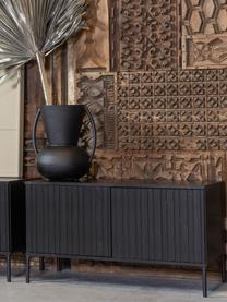 Mueble TV de madera de pino Avourio, 2 puertas, Estructura: madera de pino con certif, Patas: metal recubierto, Madera de pino, An 100 x Al 56 cm