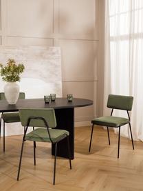 Manšestrové čalouněné židle Mats, 2 ks, Zelená, Š 50 cm, V 80 cm
