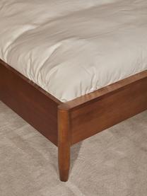 Houten bed Windsor van massief grenenhout zonder hoofdeinde, Massief grenenhout, FSC-gecertificeerd, Bruin, 180 x 200 cm