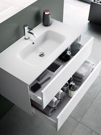 Set salle de bains avec vasque Ago, 3 élém., Blanc, larg. 100 x haut. 190 cm