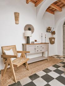 Fauteuil lounge en cannage Sissi, Rotin, bois de chêne laqué, larg. 58 x prof. 66 cm