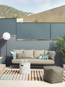 Tuin loungebank Mareluz (3-zits), Frame: verzinkt metaal en gelakt, Beige, B 197 x D 75 cm