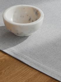 Tischläufer Riva aus Baumwollgemisch in Grau, 55% Baumwolle, 45% Polyester, Grau, B 40 x L 150 cm