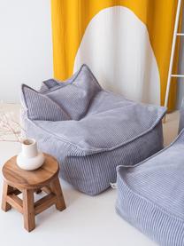 Dětský sedací vak z manšestru Sugar, FIalová, Š 70 cm, H 80 cm