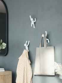 Designová sada nástěnných háčků Buddy, 3 díly, Umělá hmota (ABS), Bílá, Sada s různými velikostmi