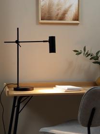 Lampa biurkowa Cassandra, Czarny, matowy, S 47 x W 55 cm