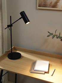 Lampa biurkowa Cassandra, Czarny, matowy, S 47 x W 55 cm