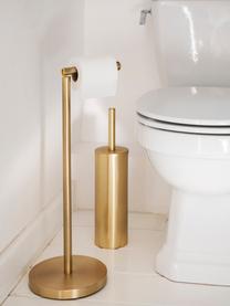 Brosse pour WC avec récipient en acier inoxydable Onyar, Couleur laitonnée, Ø 9 x haut. 41 cm