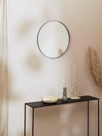 Okrągłe lustro ścienne z metalową ramą Lacie, Odcienie srebrnego, Ø 55 cm
