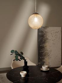 Lampa wisząca ze szkła Lorna, Transparentny, odcienie srebrnego, Ø 25 cm