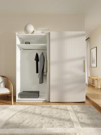 Modulaire schuifdeurkast Simone, 200 cm breed, diverse varianten, Hout, beige, Basis interieur, B 200 x H 200 cm