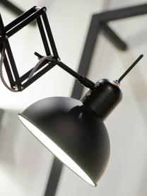 Veľká nástenná lampa so zástrčkou Aberdeen, Čierna, H 60 x V 27 cm