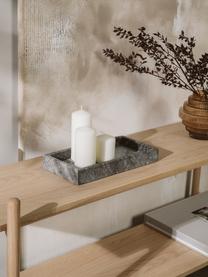 Vassoio decorativo in marmo Venice, Marmo, Grigio, marmorizzato, Larg. 30 x Prof. 15 cm