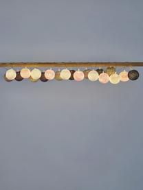Guirlande lumineuse LED Colorain, 378 cm,, Blanc, rose, tons gris, long. 378 cm
