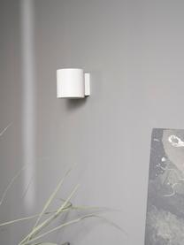 Kleine Wandleuchte Roda in Weiß, Lampenschirm: Aluminium, pulverbeschich, Weiß, 10 x 10 cm