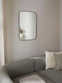 Espejo de pared Lily, Espejo: cristal, Parte trasera: tablero de fibras de dens, Negro, An 50 x Al 70 cm