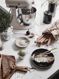 Handgemachtes Frühstücks-Set Nordic Coal, 4 Personen (12-tlg.), Steingut, Braungrau, Set mit verschiedenen Grössen