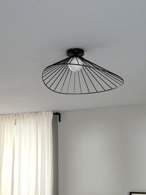 Stropná lampa Silvan, Čierna, Š 59 x V 24 cm