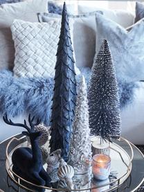 Handgefertigter Deko-Baum Tree H 63 cm, Polyresin, Schwarz, Ø 14 x H 63 cm