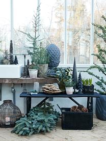Handgefertigter Deko-Baum Tree H 63 cm, Polyresin, Schwarz, Ø 14 x H 63 cm