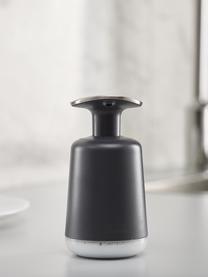 Distributeur de savon Presto, Polypropylène (PP), acier inoxydable, Gris foncé, couleur argentée, Ø 7 x haut. 15 cm