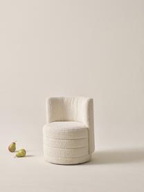 Fotel dziecięcy Watson, Korpus: drewno sosnowe, sklejka, Tapicerka: poliester, Biały, S 44 x W 52 cm