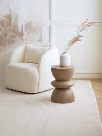 Stolik pomocniczy z drewna mangowego Benno, Lite drewno mangowe, lakierowane, Jasny brązowy, Ø 35 x W 50 cm