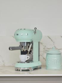 Espressomaschine 50's Style, Pastellgrün, glänzend, B 33 x H 33 cm