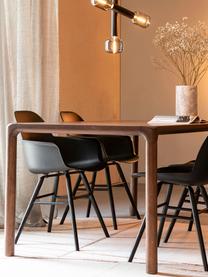 Mesa de comedor de madera de fresno Storm, tamaños diferentes, Tablero: fibras de densidad media , Estructura: madera de fresno maciza c, Patas: madera de fresno maciza, Madera de fresno oscura, An 220 x F 90 cm
