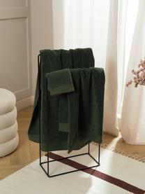 Súprava uterákov z organickej bavlny Premium, 3 diely, Zelená, Súprava s rôznymi veľkosťami
