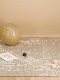 In- & Outdoor-Teppich Glam mit Samt-Effekt, 100% Polypropylen, Sandfarben, Cremeweiß, B 130 x L 190 cm (Größe S)